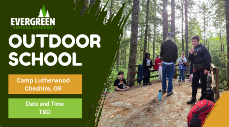 Outdoor school eventure field trip with evergreen virtual academy