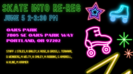 Oaks Park EVenture skate to re-reg